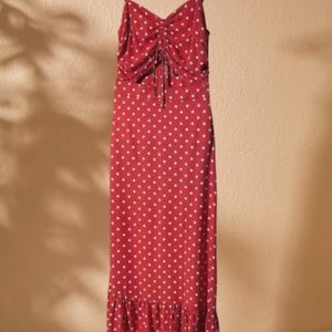 TRENDYOL - Polka Dot Shir Detail Dress